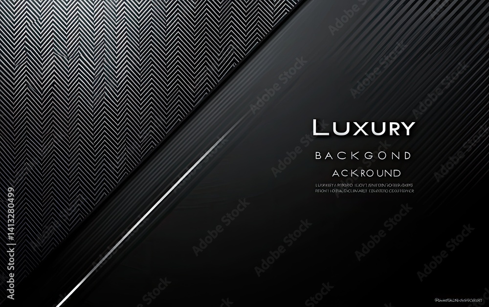 Poster abstract herringbone pattern texture overlap sleek stripes, black background
