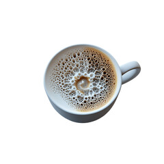 A new design coffee and tea cup with white background