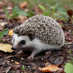 Fototapeta premium hedgehog in the grass
