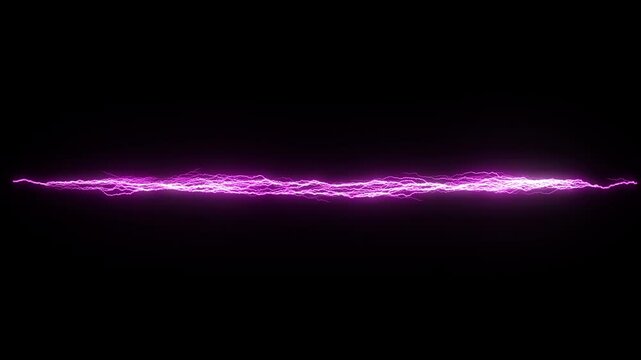 Lightning effect for weapon. Element of science technology. Lightning strikes Electrical storm on black background.