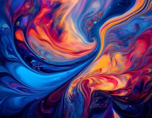 abstract colorful background with waves