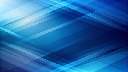 Abstract minimalistic blue background with sharp lines, professional serene design