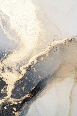 Original artwork photo of marble ink abstract art. High resolution photograph from exemplary original painting. Abstract painting was painted on HQ paper texture to create smooth marbling pattern.