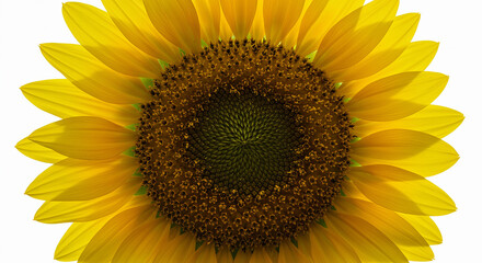 Fototapeta premium sunflower isolated on white