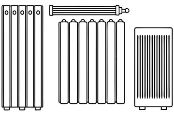 Various Types of Radiator Illustrations