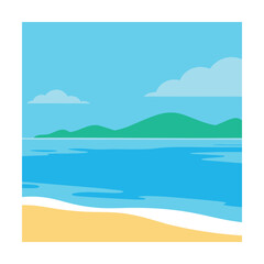 cloudy sky over calm sea before rain