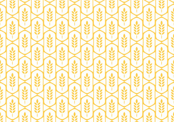 Wheat pattern wallpaper. oat symbol. free space for text. rice sign. Rice pattern wallpaper.