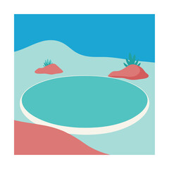 cliffs beside the sea with waves below