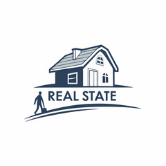 Fototapeta premium Simple, stylized graphic of a house and key, evoking a sense of security, ownership, and real estate.