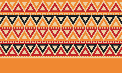 Beautiful geometric background. Figures of different shapes. Tribal form. Flowers. Geometric design. Creative textures. Colorful art. Modern graphic poster. Retro color. Vector illustration