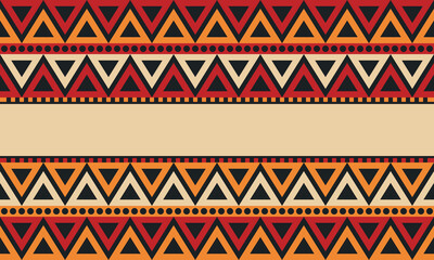 Beautiful geometric background. Figures of different shapes. Tribal form. Flowers. Geometric design. Creative textures. Colorful art. Modern graphic poster. Retro color. Vector illustration