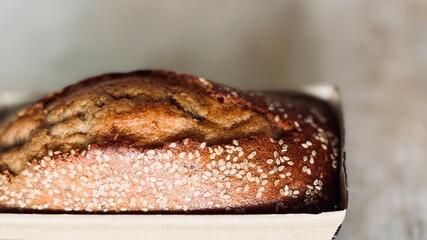 Homemade lemon cake, delicious citrus dessert.
