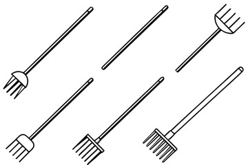 Landscaping Rake Tool Variants