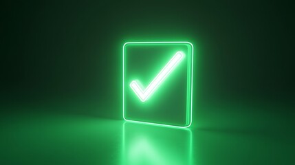 green glowing neon sign