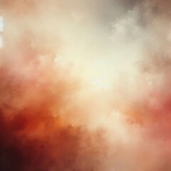 Obraz premium Abstract vivid clouds in hues of orange and cream, evoking warmth and inspiration. Ideal for backgrounds, artistic projects, or emotional themes in marketing.