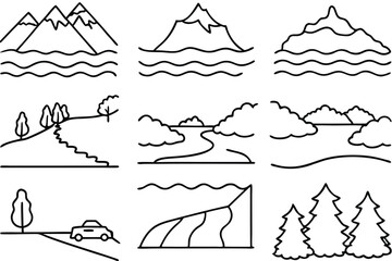 Farm Crop Maturity Stages on White