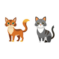 Obraz premium set of cats