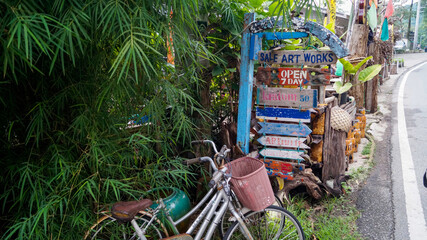 Straßendetails Koh Chang Thailand