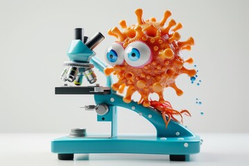 Cute virus meets microscope