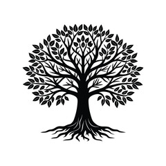 Naklejka premium vector tree silhouette