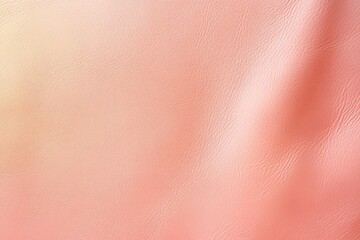 Fototapeta premium Peach Faux Leather Surface Texture Closeup Design, Wrinkled Gradient Material
