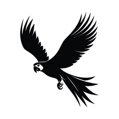 Creating Dynamic Vector Parrot Illustrations: Designing Elegant Tropical Bird Graphics in Flight.
