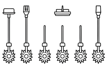 Seeder Drill Machine Illustration