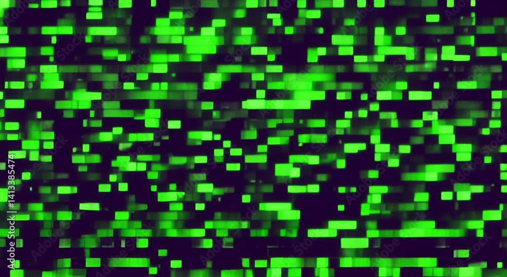 Poster abstract pixel retro 8bit neon pink rgb video game glitch noise texture square tiles animated retro 
