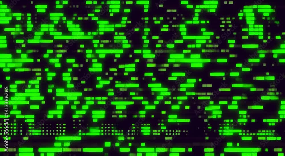 Poster abstract pixel retro 8bit neon pink rgb video game glitch noise texture square tiles animated retro 
