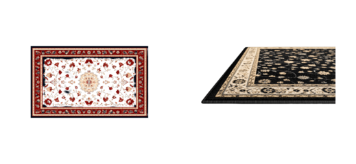 Stylish area rugs with intricate designs for home decor enhancement