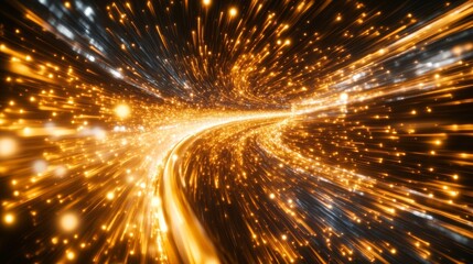 Obraz premium A shining barrier of light personifying a firewall, stopping digital threats and hackers