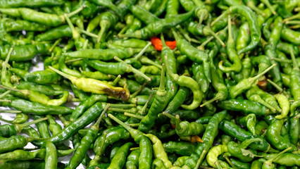 fresh vegetables on a local market on the maldives