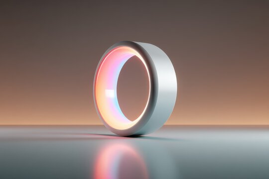 Sleek time zone coordination device featuring a modern ring design for effortless global connectivity