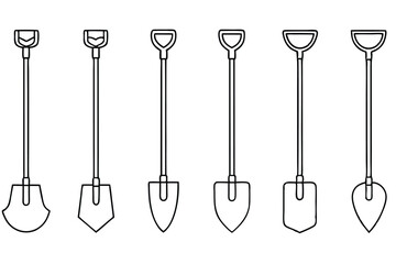 Naklejka premium Different Types of Sickle Vector Collection