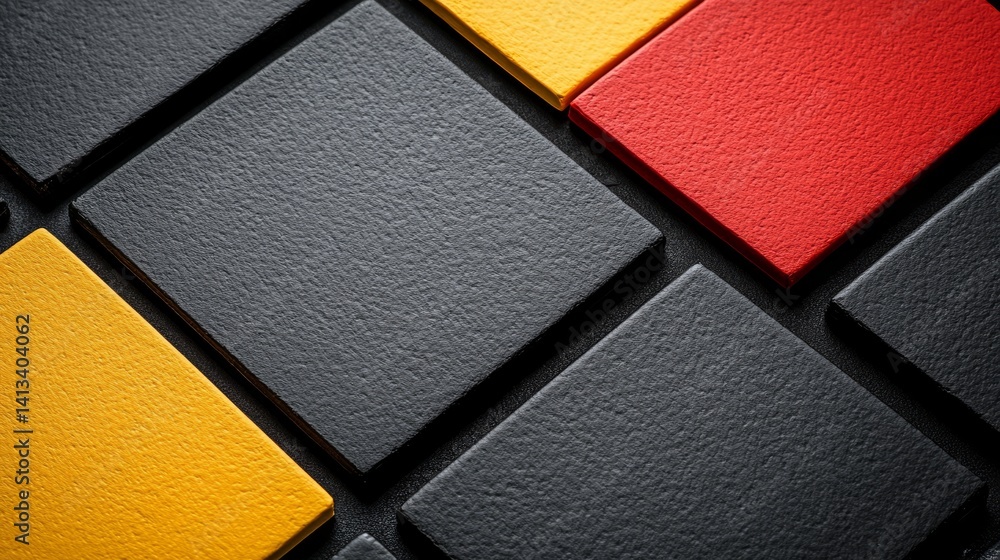 Poster a dark background serves as the setting for a 3d bar graph that features five vertical bars of varyi