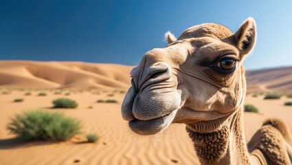 The charm of the camel in its natural habitat
