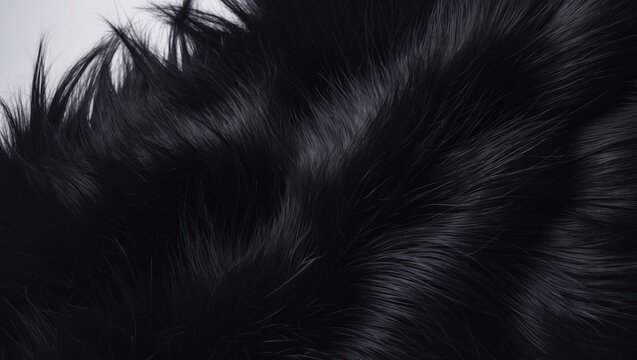 Textured background with black shearing fur