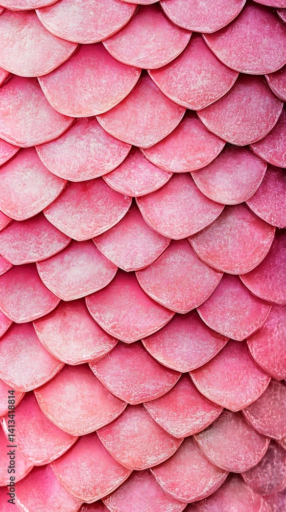 Poster pink scale-like pattern texture