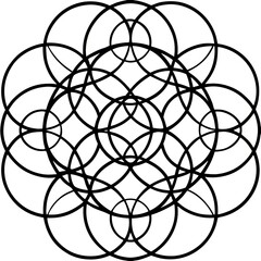 Overlapping Circles Pattern