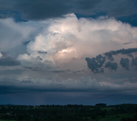 Storm clouds, dark sky, dark storm clouds