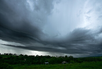 Storm clouds, dark sky, dark storm clouds