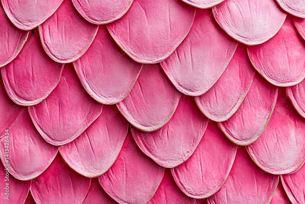 Poster pink scale-like pattern texture
