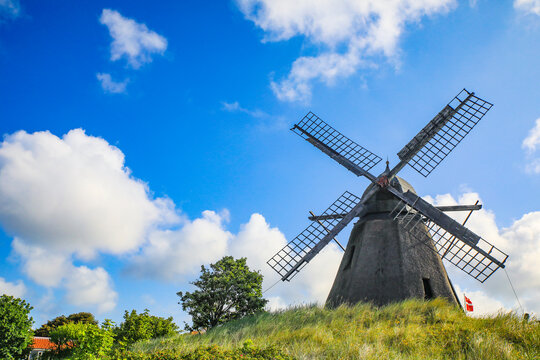 Skagen, Denmark. Kragskov windmill.