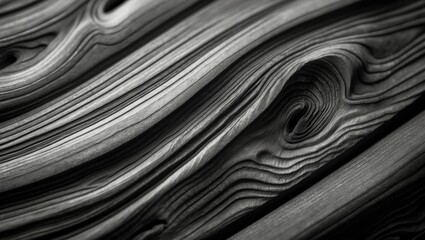 Texture of walnut wood, black and white grain
