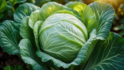 Cabbage development in the field