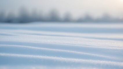 Obraz premium WHITE SNOW BACKGROUND SCENES, WINTER NATURE THEME, NATURAL DESIGN WITH VACANT AREA FOR MONTAGE, COLD STILL LIFE