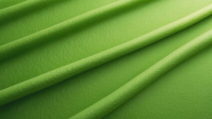 Bright green felt or lime texture in close-up. Handcraft theme, DIY projects. Bird's eye view, flat design, area for text. For shops selling creative supplies.