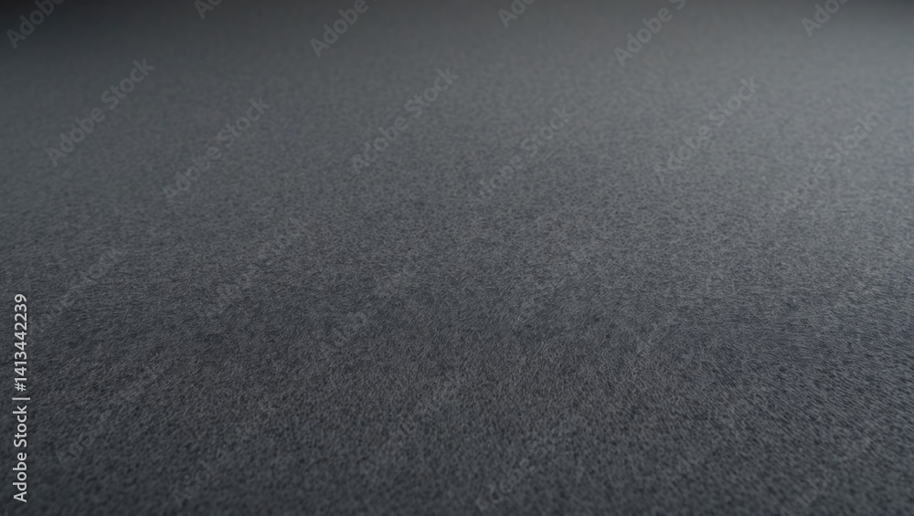 Poster Deep gray felt surface. Abstract background highlighting the texture of felted fabric in gray.