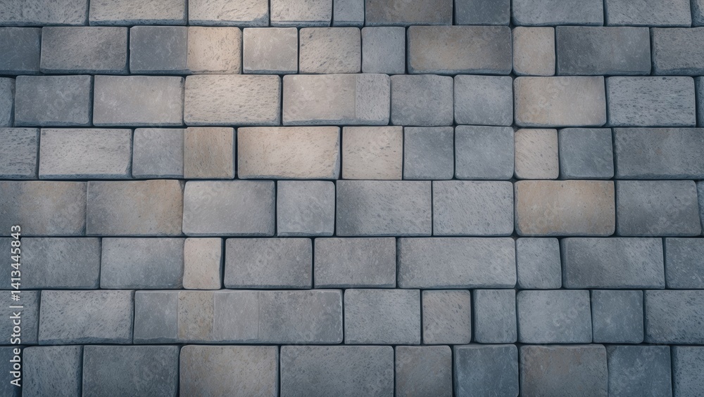 Poster tileable texture of paving slabs without seam