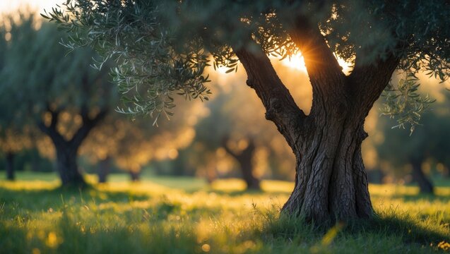 Travel hotspot showcasing renowned cuisine and outstanding olive oil with a backdrop of olive trees.